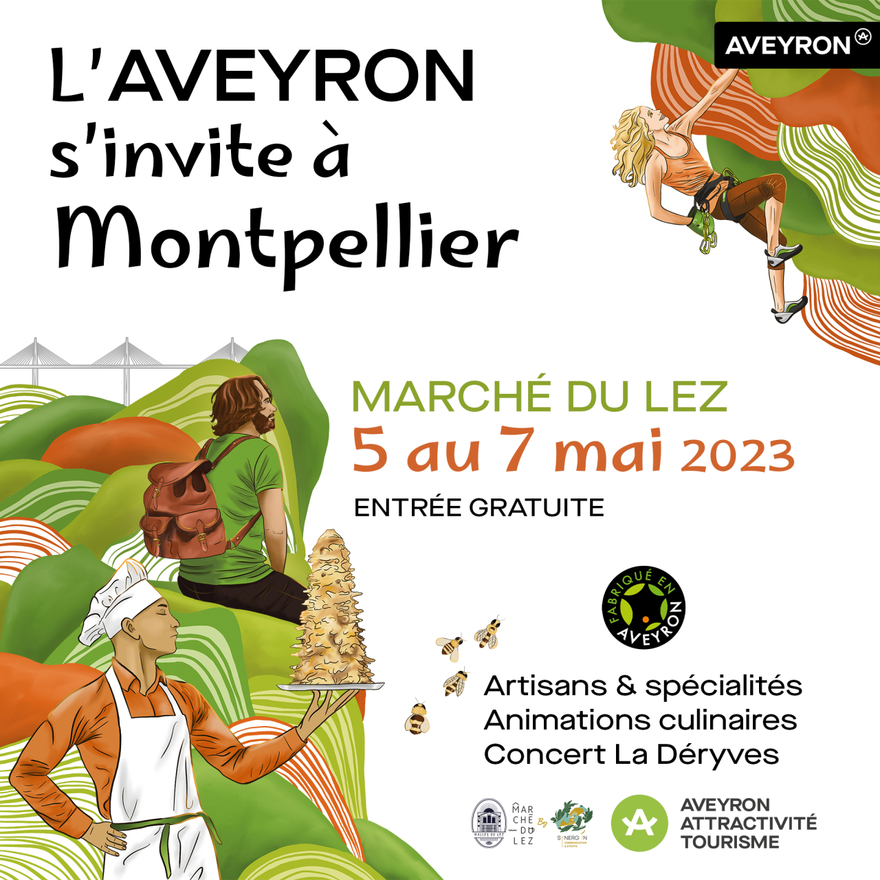 marche du lez - fabrique en aveyron du 5 au 7 mai à Montpellier