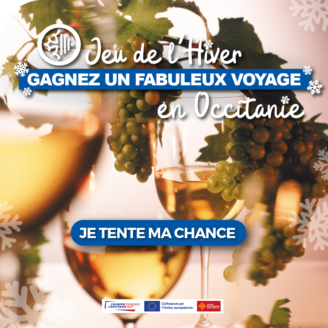 Jeu de l'hiver 2025 Occitanie - Séjour dans les vignes Aveyron à gagner