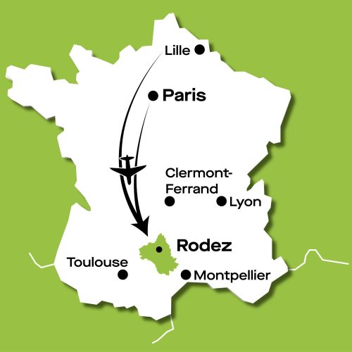 Carte France Aveyron